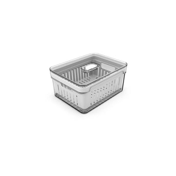 Organizador de geladeira com cesto 2,2L Linha Clear Fresh